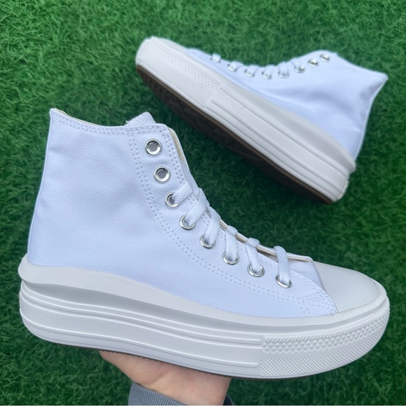 Converse Chuck Taylor All Move Hi White - Picture 3 of 14